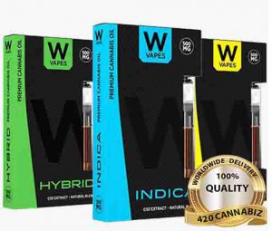 W Vape 500mg CBD Vape Cart